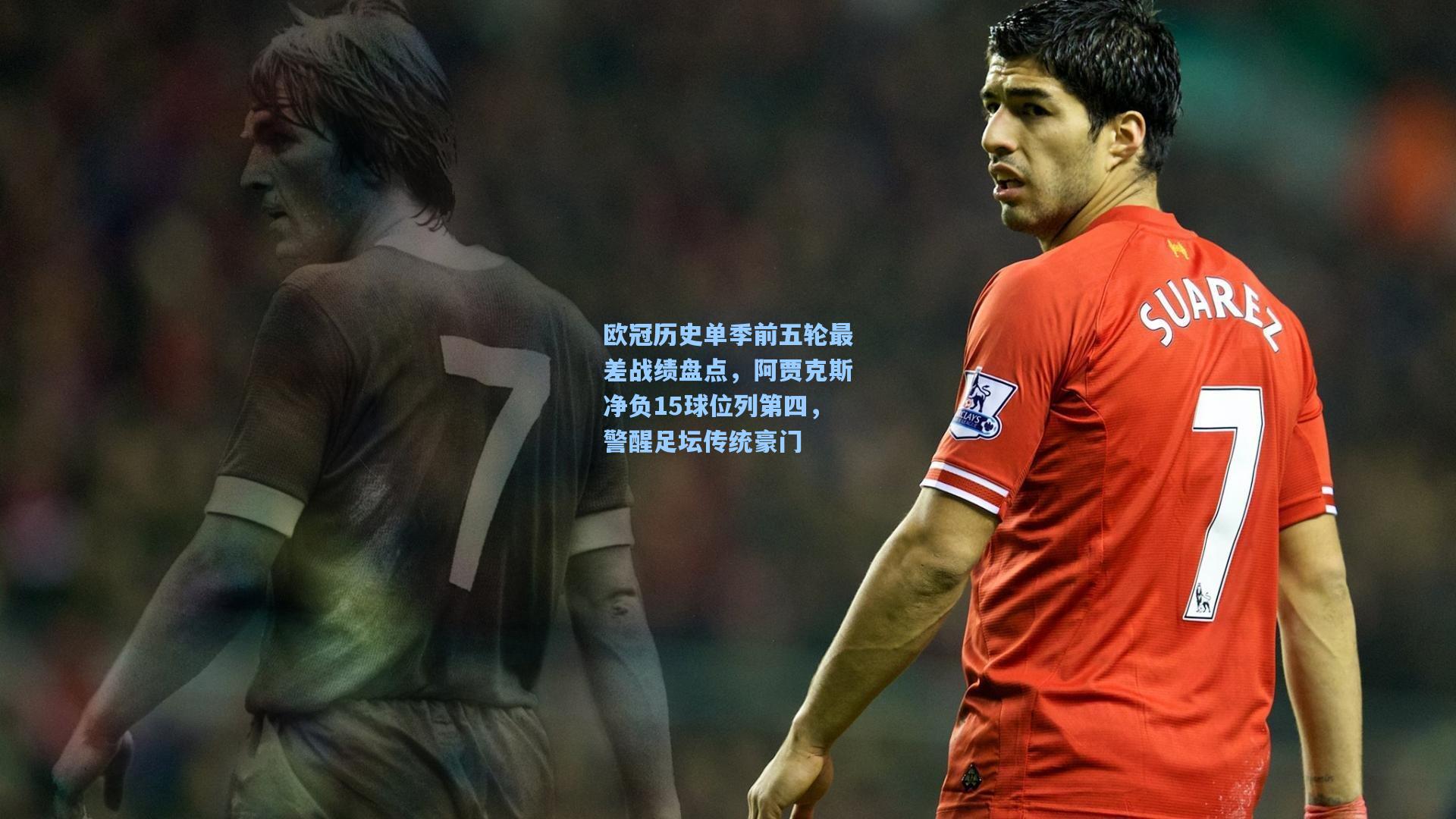 欧冠历史单季前五轮最差战绩盘点,阿贾克斯净负15球位列第四,警醒足坛传统豪门